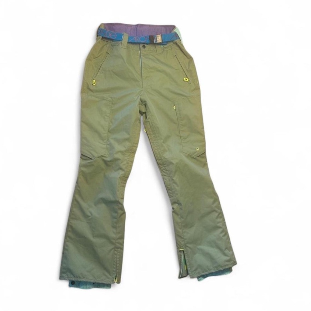 Arcade Olive Green Ski Pants
